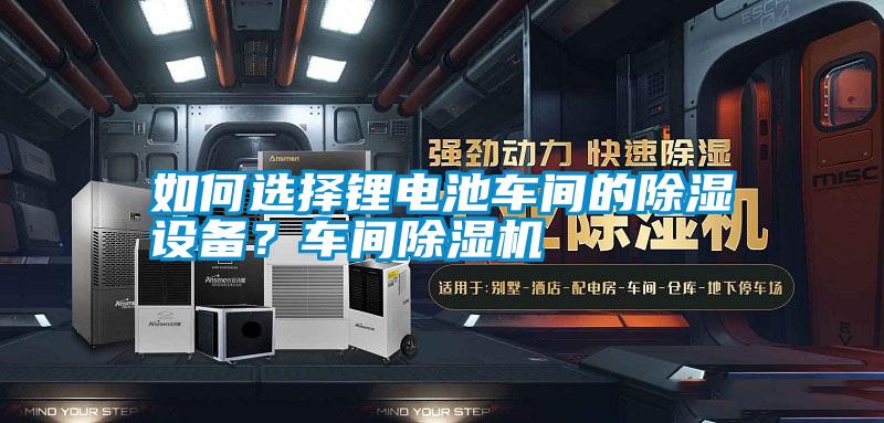 如何選擇鋰電池車間的除濕設(shè)備？車間除濕機