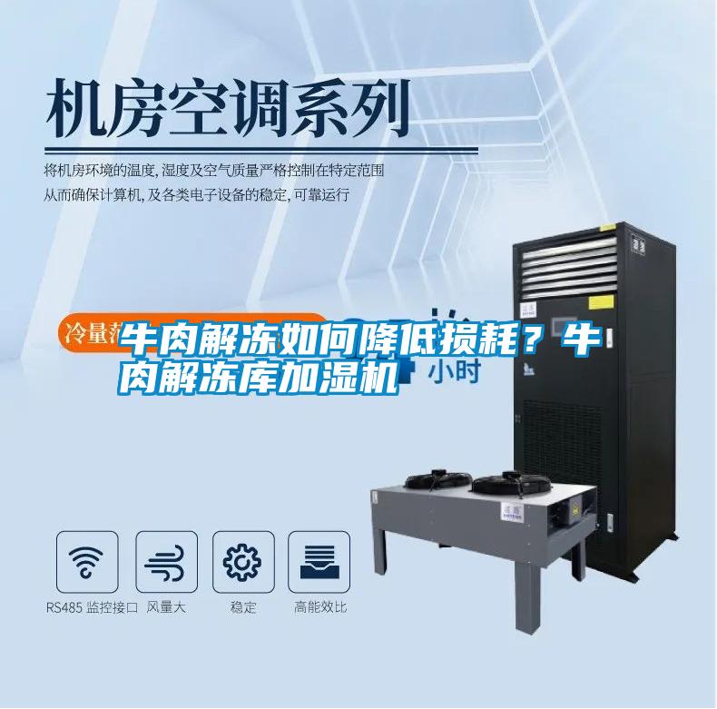 牛肉解凍如何降低損耗？牛肉解凍庫加濕機