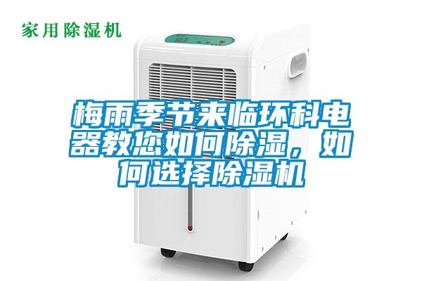 梅雨季節來臨環科電器教您如何除濕，如何選擇除濕機