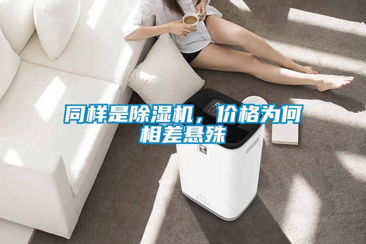 同樣是除濕機，價格為何相差懸殊