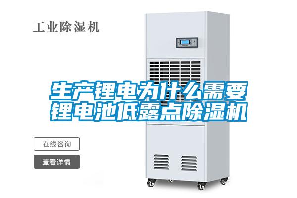 生產(chǎn)鋰電為什么需要鋰電池低露點除濕機(jī)