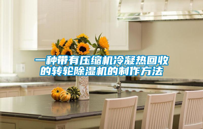 一種帶有壓縮機冷凝熱回收的轉(zhuǎn)輪除濕機的制作方法