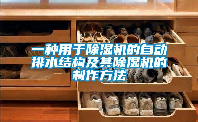 一種用于除濕機的自動排水結構及其除濕機的制作方法