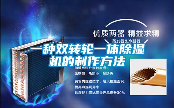 一種雙轉輪一體除濕機的制作方法