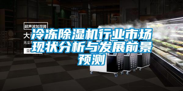 冷凍除濕機行業市場現狀分析與發展前景預測