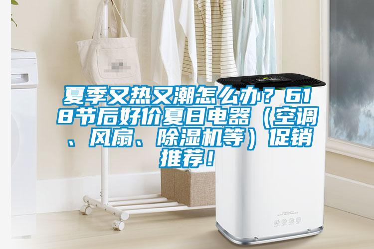 夏季又熱又潮怎么辦？618節后好價夏日電器（空調、風扇、除濕機等）促銷推薦！