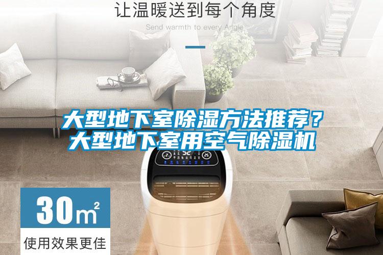 大型地下室除濕方法推薦？大型地下室用空氣除濕機