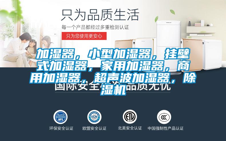 加濕器，小型加濕器，掛壁式加濕器，家用加濕器，商用加濕器，超聲波加濕器，除濕機