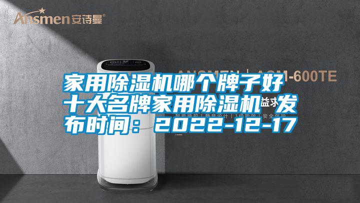 家用除濕機哪個牌子好 十大名牌家用除濕機 發布時間：2022-12-17