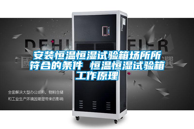 安裝恒溫恒濕試驗箱場所所符合的條件 恒溫恒濕試驗箱工作原理